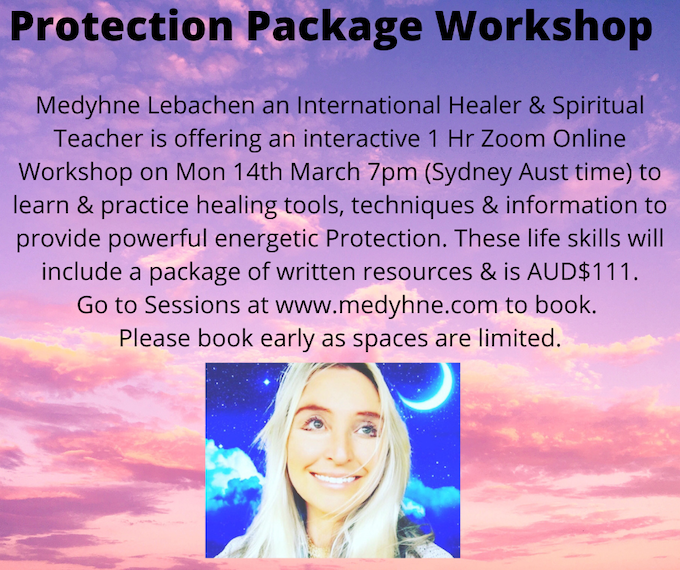 PROTECTION PACKAGE WORKSHOP – ONLINE ON ZOOM