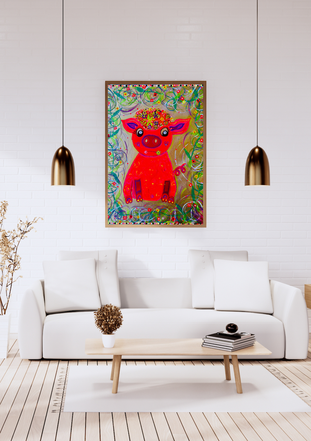 THIS LITTLE PIGGY WENT TO A LOVING HOME