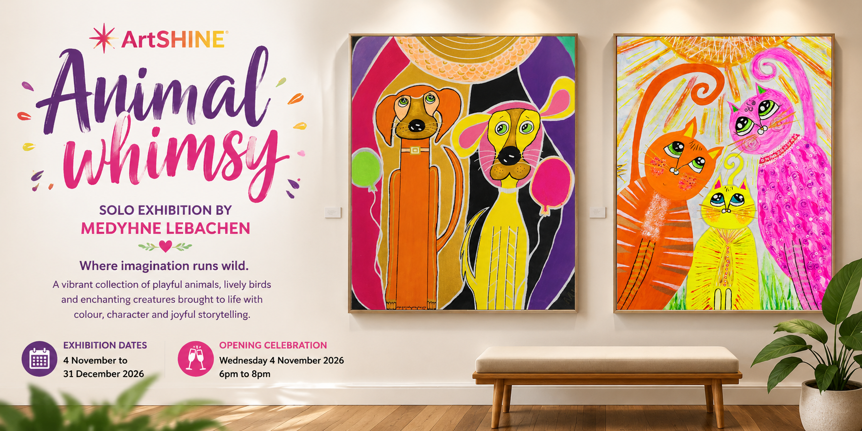 Animal Whimsy Eventbrite Banner